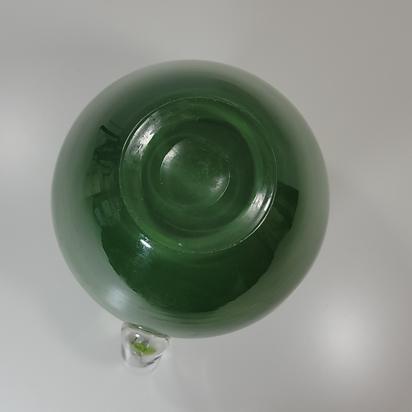 Hand Blown Glass Pitcher 9" x 9½" - Picture 4 of 5